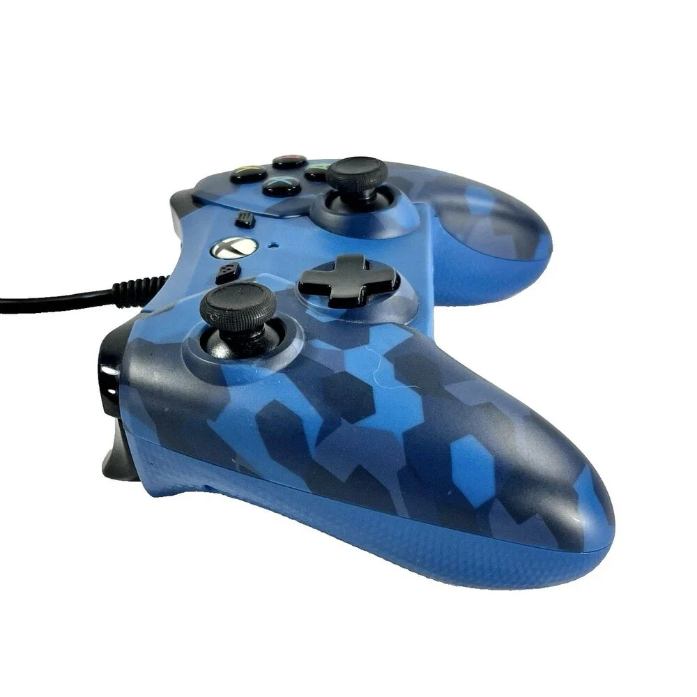 PowerA Xbox One Midnight Blue Camo 1503455-01 Wired Controller Tested